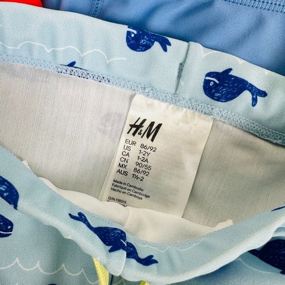 H&M Boys 18-24m Bundle 11pc Summer Vacation Swimming Swimsuit - Picture 9 of 10